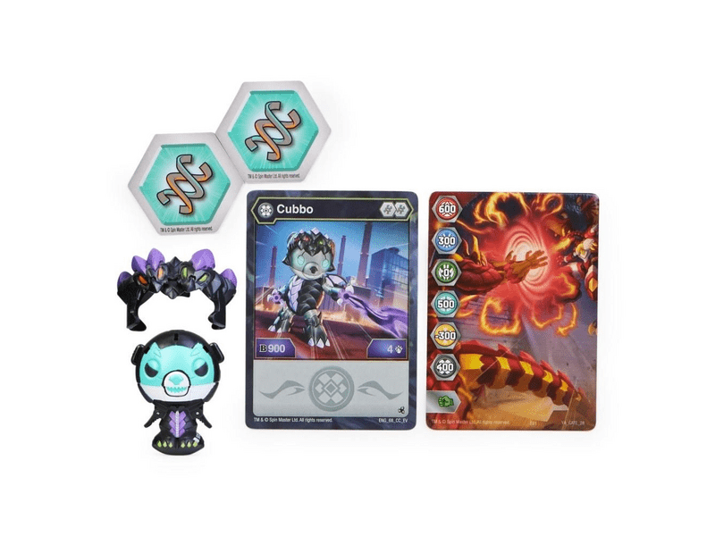 Bakugan Cubbo labda - Nillious, fekete (0200949)