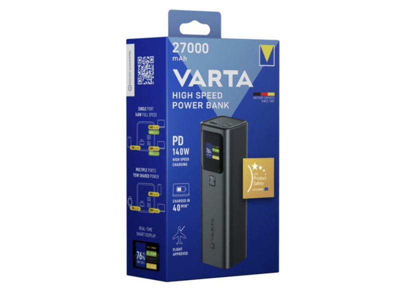 Varta High Speed 140W 27000mAh Powerbank (57984101111)