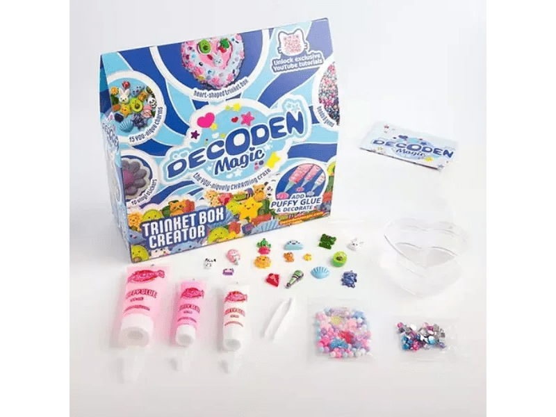 Decoden Magic - Varázsdekor: szív alakú ékszerdoboz (BKL5885-02)