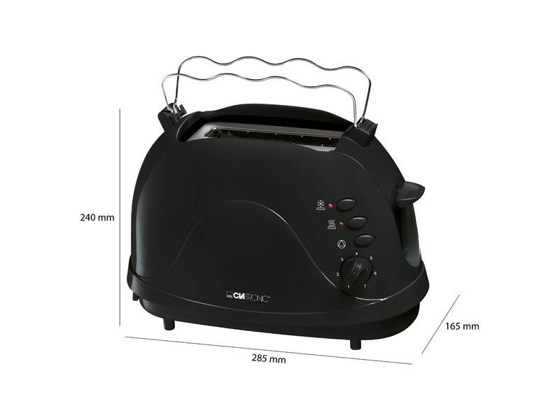 Clatronic  TA 3565 Kenyérpirító, fekete