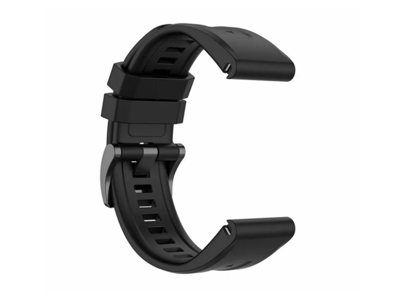 Gigapack Garmin Epix Pro/Fenix 20mm Szilikon Pótszíj, fekete (149203)