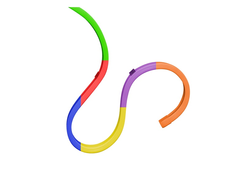 Denver LCO-551 LED Lightstrip RGB LED szalag, 5 m