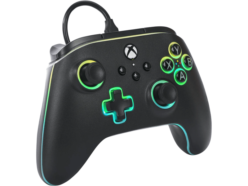 PowerA Advantage Xbox Series X|S Vezetékes kontroller, Lumectra - Black (XBGP0140-01)
