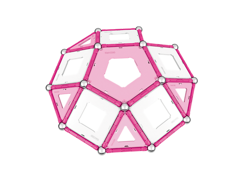 Geomag Pink Panels Mágneses építőjáték, 68 db (20GMG00342)