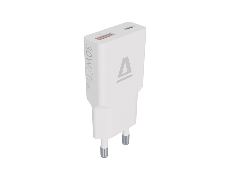 Avax CH641W Nano Slim 30W USB-C+USB-A töltőadapter, fehér