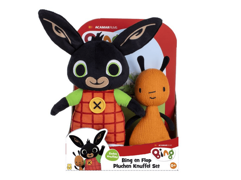 Bing és Flop plüssfigurák, 26/18 cm (3597)