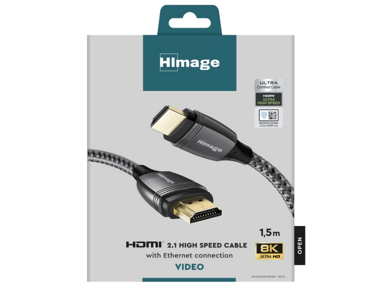 HImage HDMI 2.1 kabel, 1,5 m (HIP21HDMI8K15MMBG)