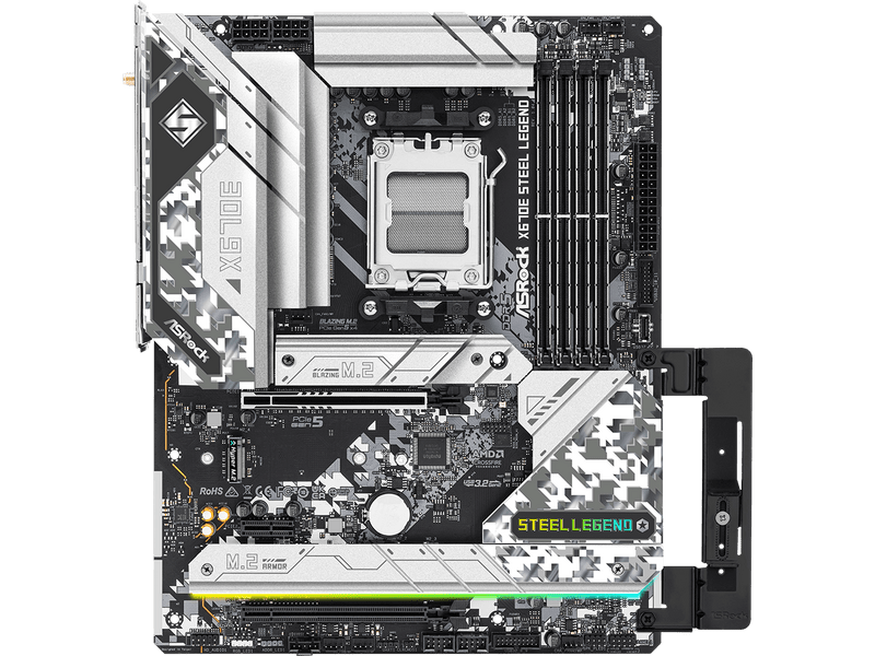 ASRock X670E Steel Legend AMD X670 ATX Alaplap
