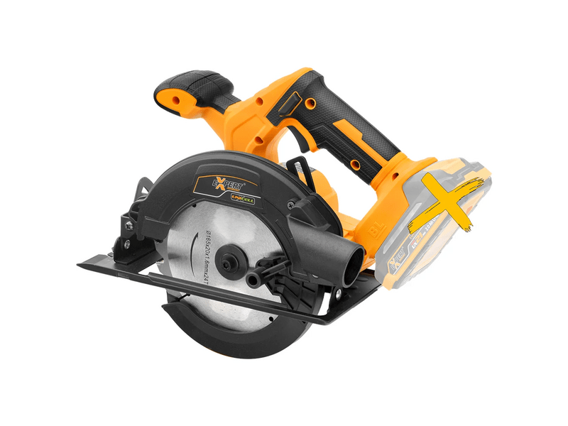 Expert UXCS165B Akkumulátoros kézi körfűrész