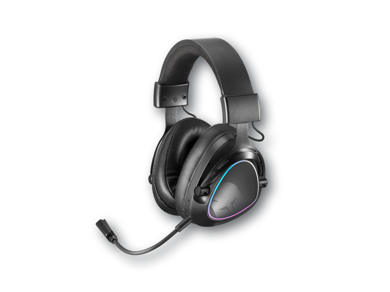 Spartan Gear Erato vezeték nélküli gamer fejhallgató, fekete (SGHSW04)