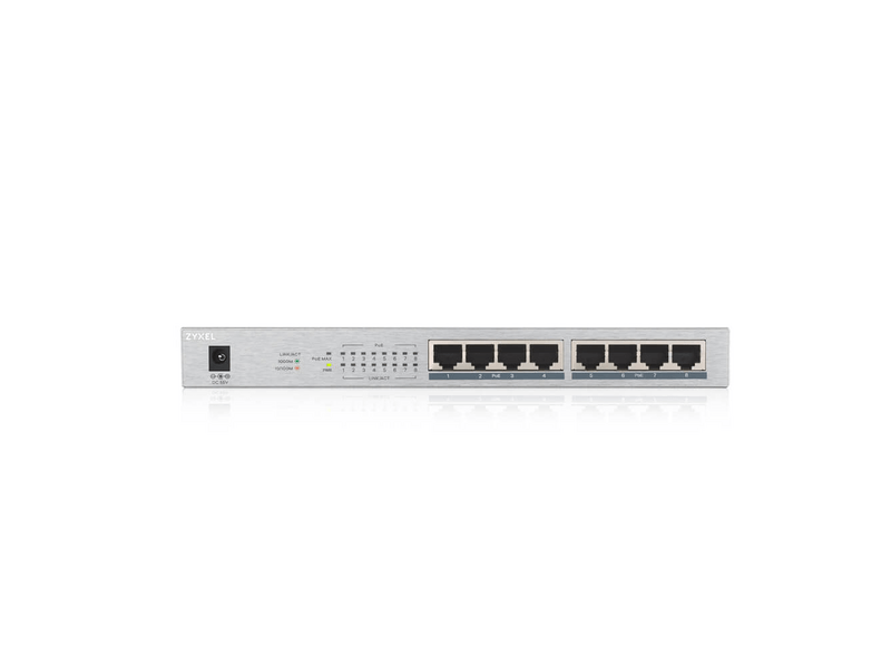 Zyxel GS1008HP-EU0101F 8 portos PoE Switch