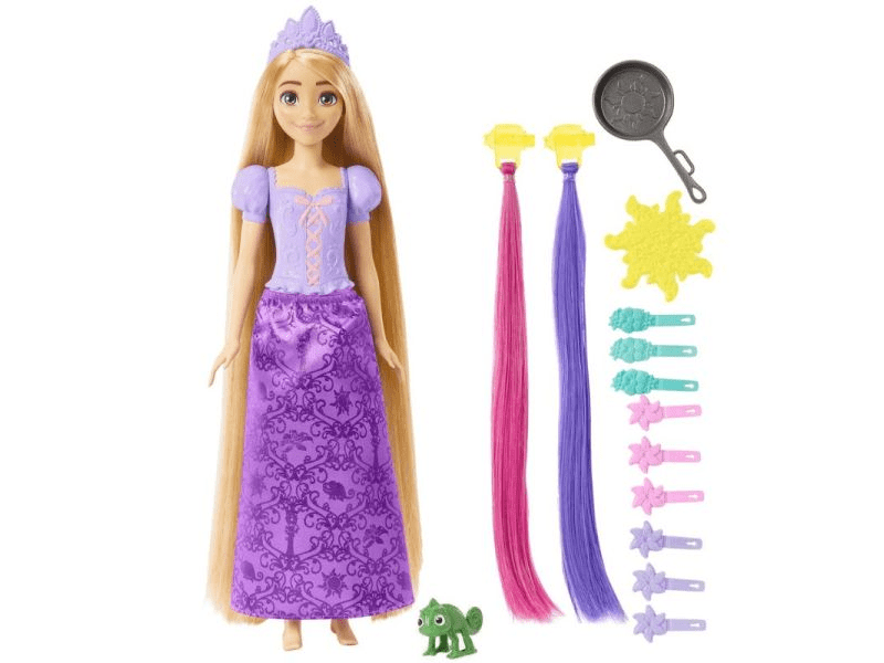 Disney hercegnők: Aranyhaj hajvarázs baba (HLW18)