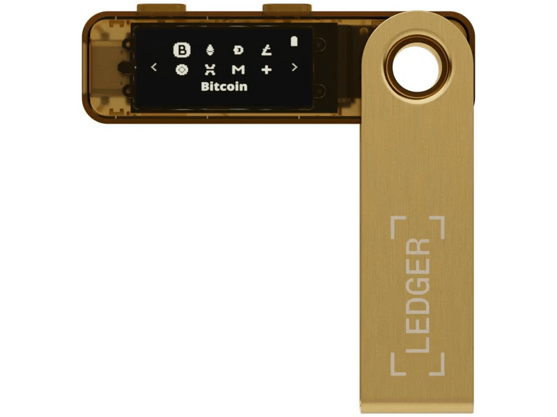 Ledger Nano S Plus Gold Crypto tárca