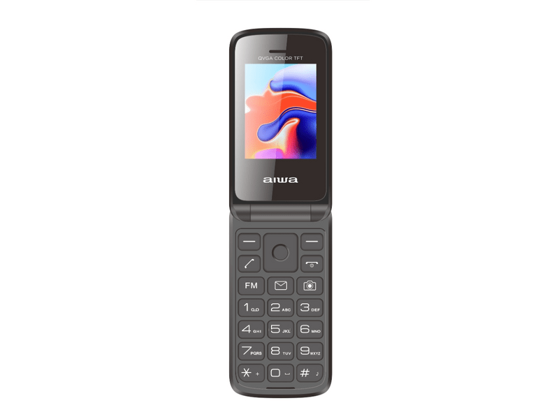 Aiwa FP-30/RD DualSIM Flip mobiltelefon, piros