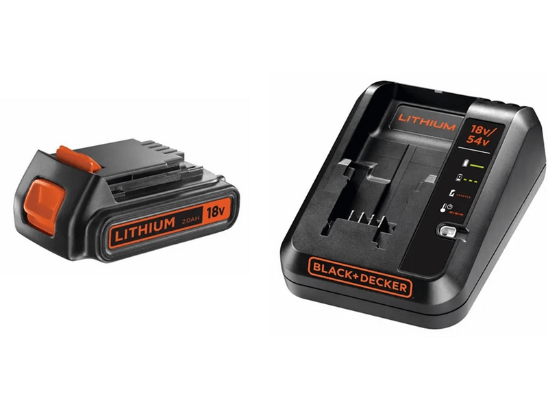 BLACK + DECKER BDC2A20-QW 2A gyorstöltő + 18 V 2Ah akkumulátor