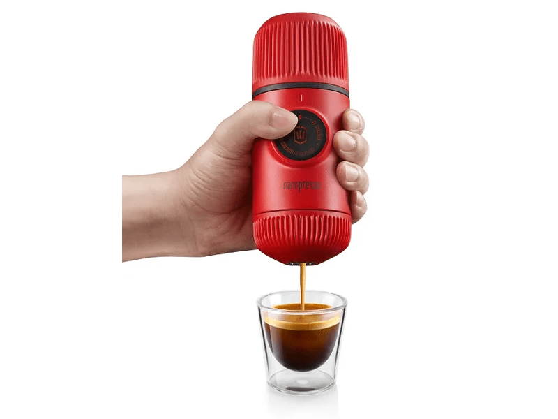 Nanopresso Petrol hord kávéfőző piros