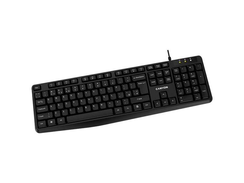 Canyon KB-1 Vezetékes billentyűzet (CNE-CKEY01-HU)