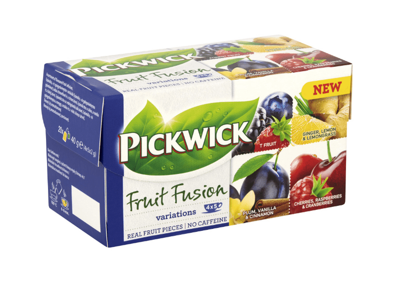 Pickwick Fruit Fusion Variációk tea, Kék, 20 db