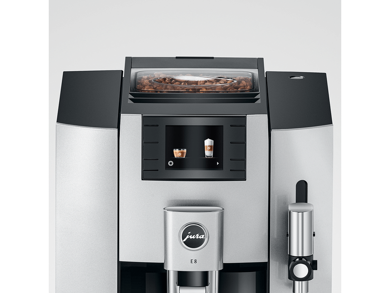 Jura E8 Automata kávéfőző, ezüst