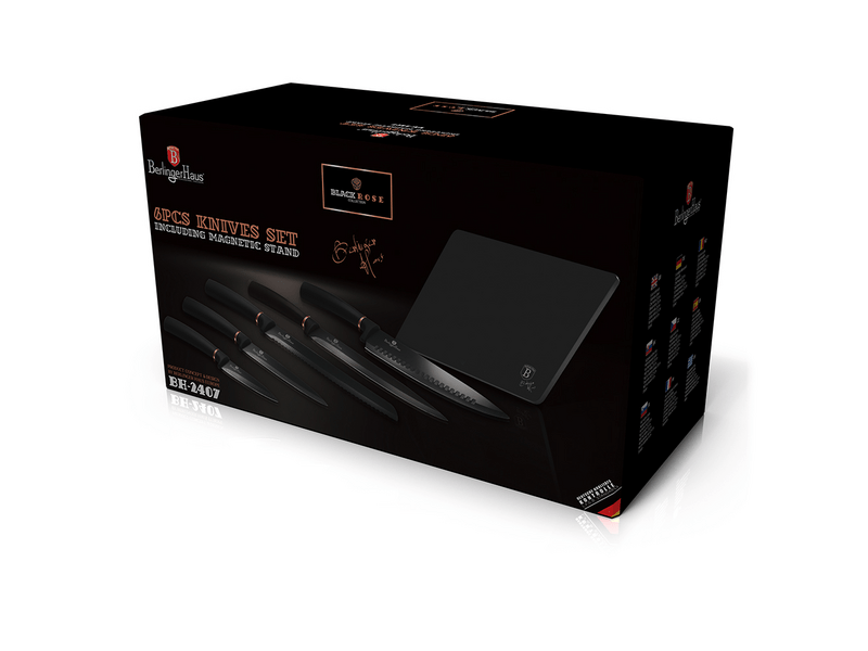 Berlinger Haus BH/2407 6 részes késkészlet mágneses állvánnyal