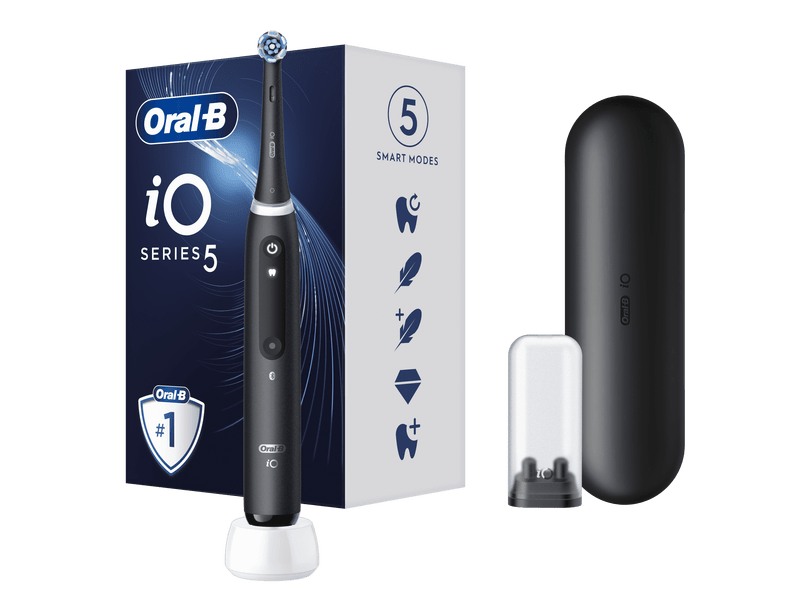 Oral-B iO 5 električna četkica za zube, crna