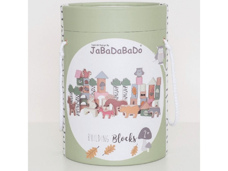 Jabadabado 50 darabos fa építőkészlet: Az erdő állatai (W7278)