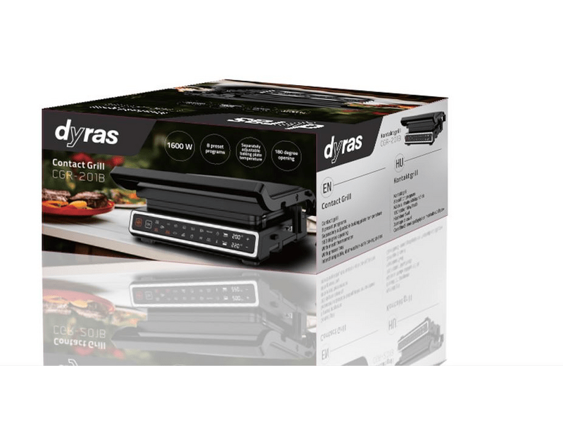 Dyras CGR-201B Digitális kontaktgrill