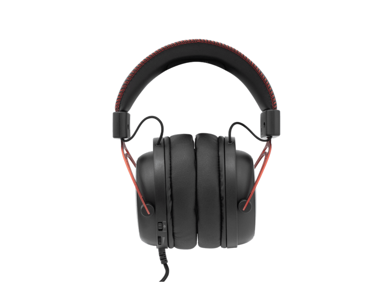 White Shark GH-2341B/R Gorilla gamer fejhallgató, fekete/piros