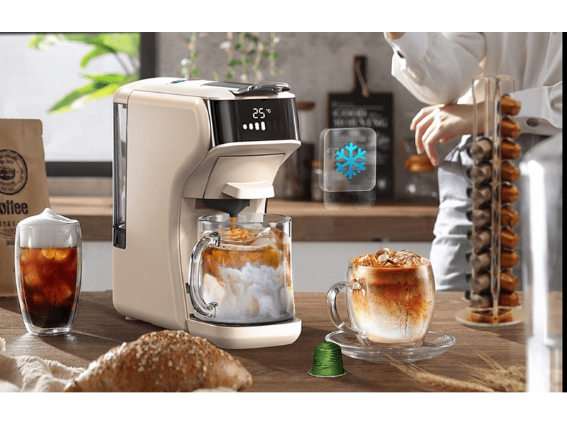 HiBREW H1B 5 az 1-ben kapszulás kávéfőző, bézs