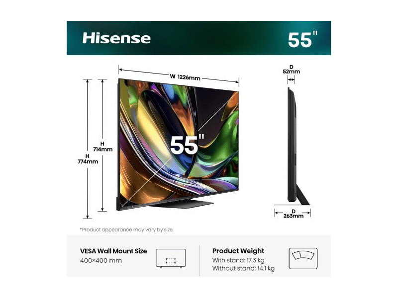 Hisense 55UR8S 55