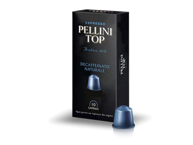 Pellini Top 100% Arabica Nespresso kompatibilis koffeinmentes kávékapszula, 10 db