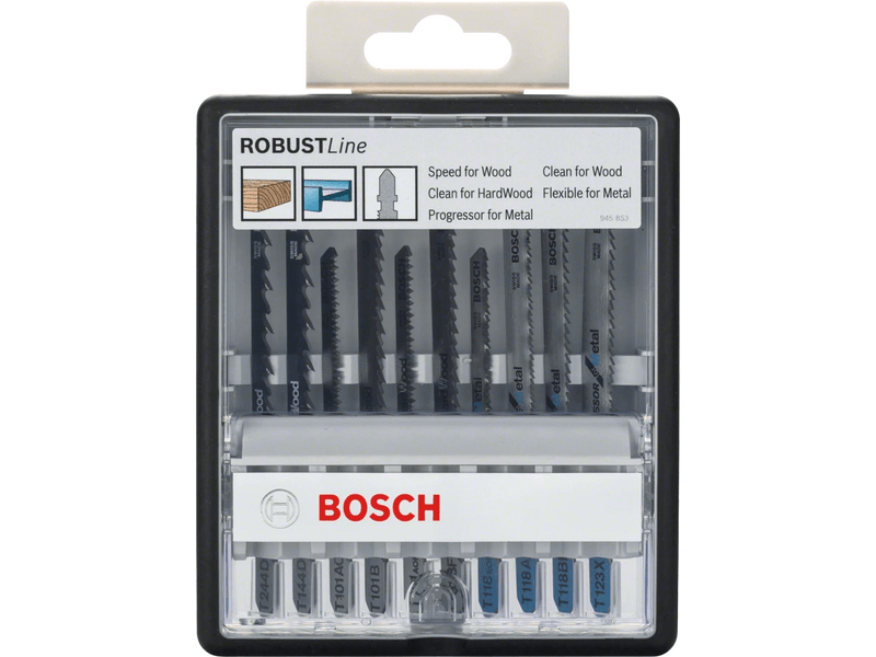 Bosch Robust Line Fa/fém szúrófűrészlap-készlet, 10 db (2607010542)