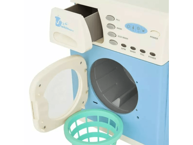 Casdon Elektromos játék mosógép, kék (47650)