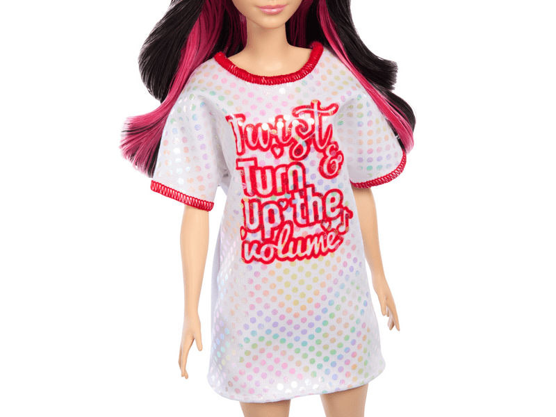 Barbie Fashionistas: 65. évfordulós baba pólóruhában (HRH12)