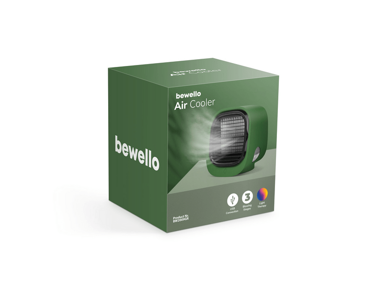 Bewello BW2009GR Hordozható mini léghűtő ventilátor