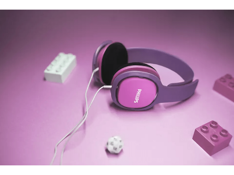 Philips SHK2000PK/00 Gyermek fejhallgató, lila