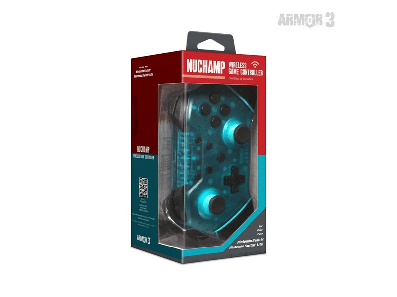 Armor3 NuChamp Nintendo Switch Vezeték nélküli kontroller, türkiz (M07467-TQ)