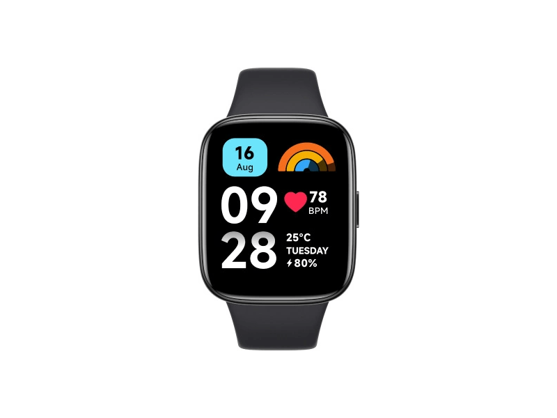 Xiaomi Redmi Watch 3 Active Okosóra, fekete