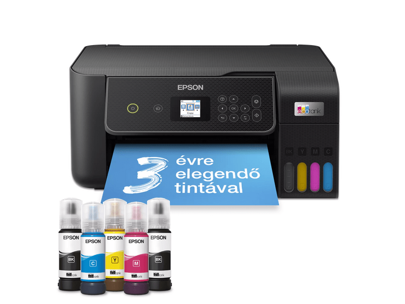 Epson L3280 színes MFP, WiFi, 8100/6500 oldal tintával