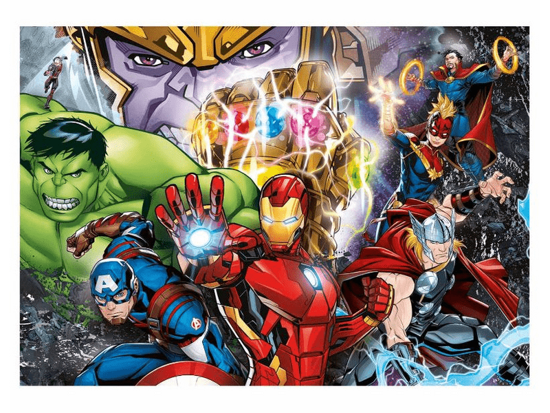 Clementoni Marvel Avengers Brilliáns Puzzle, 104 db (20181)