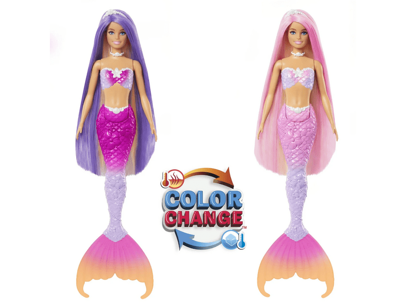 Barbie Színváltós sellő baba (HRP97)
