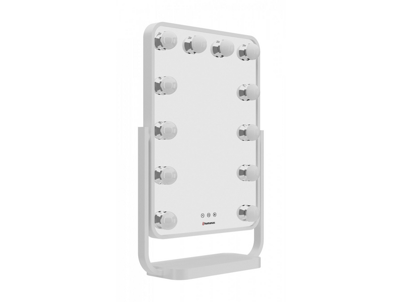 Humanas HS-HM01 Ogledalo za šminkanje s LED rasvjetom, bijelo