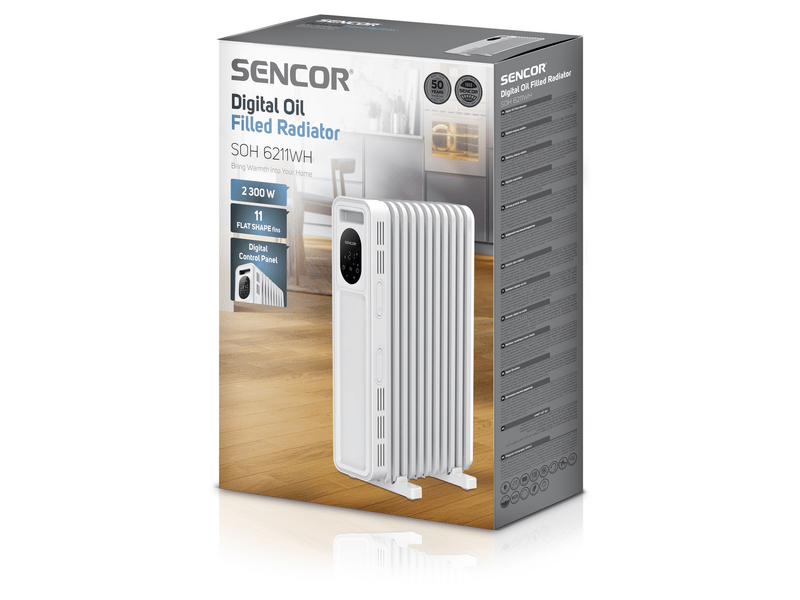 Sencor SOH 6211WH Digitális olajradiátor