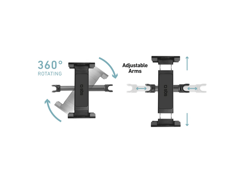 SBS Mount Pro držač za glavu u automobilu do 12,9