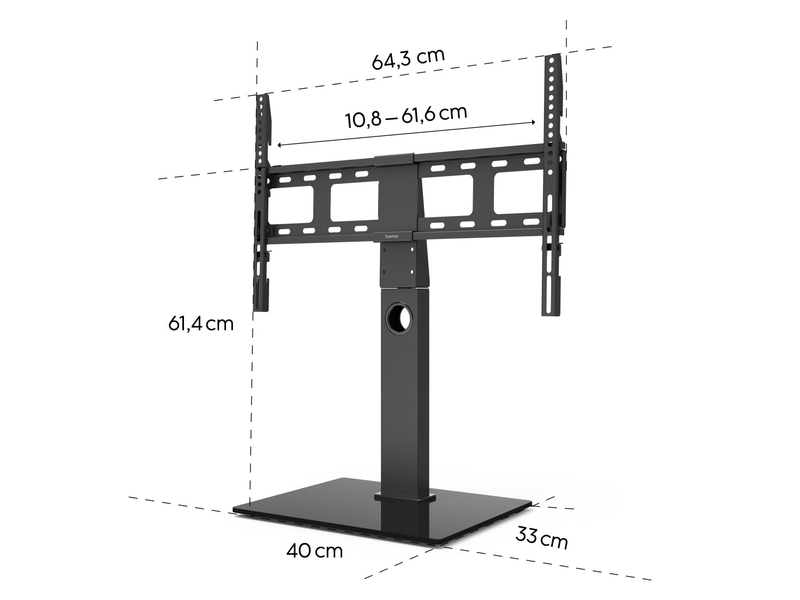 Hama 220867 Forgatható TV állvány, 32-65