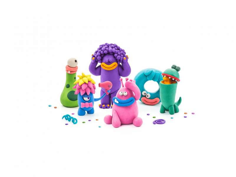 Hey Clay Nagy gyurmaszett - Szörnyek (SE004CEE)