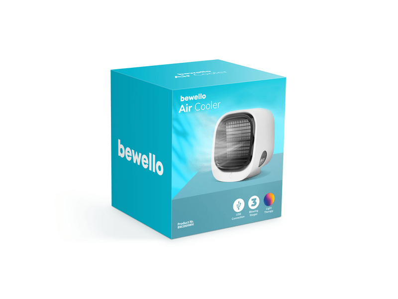 Bewello BW2009WH Hordozható mini léghűtő ventilátor