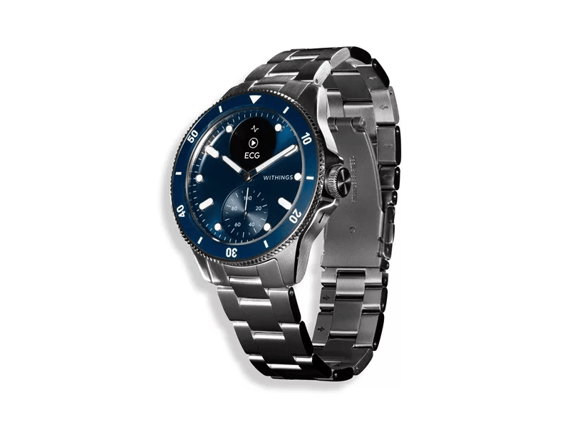 Withings Scanwatch Nova Okosóra, 42 mm, kék