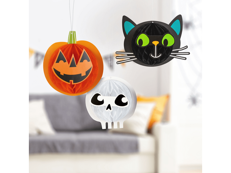 Family 56584 Halloweeni lampion szett - tök, macska, koponya