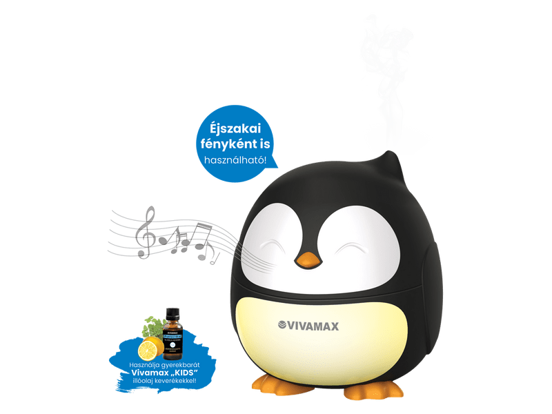 Vivamax GYVH62 Ultrahangos párologtató, Pingvin